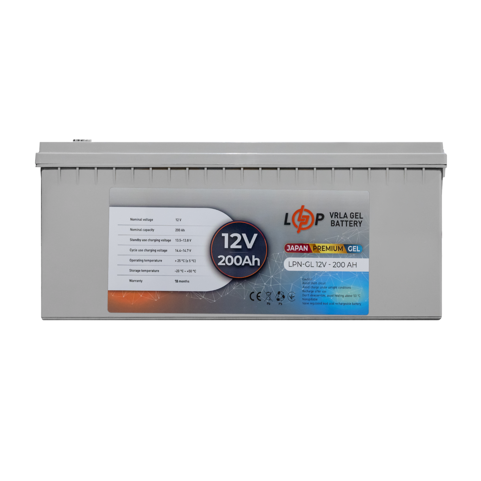 Акумулятор гелевий LPN-GL 12V - 200 Ah