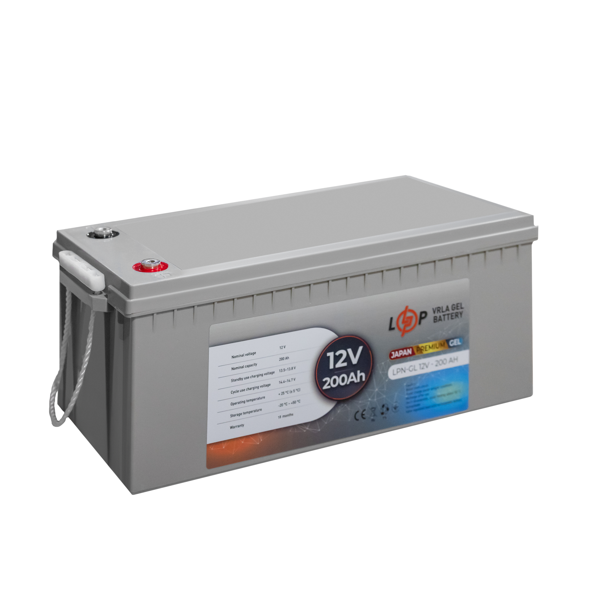 Акумулятор гелевий LPN-GL 12V - 200 Ah - Зображення 4