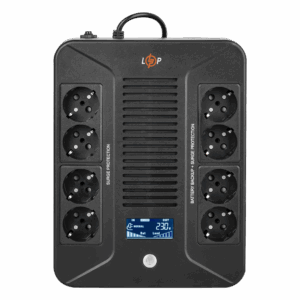 Лінійно-інтерактивне ДБЖ LP-1000VA-8PS (600Вт)