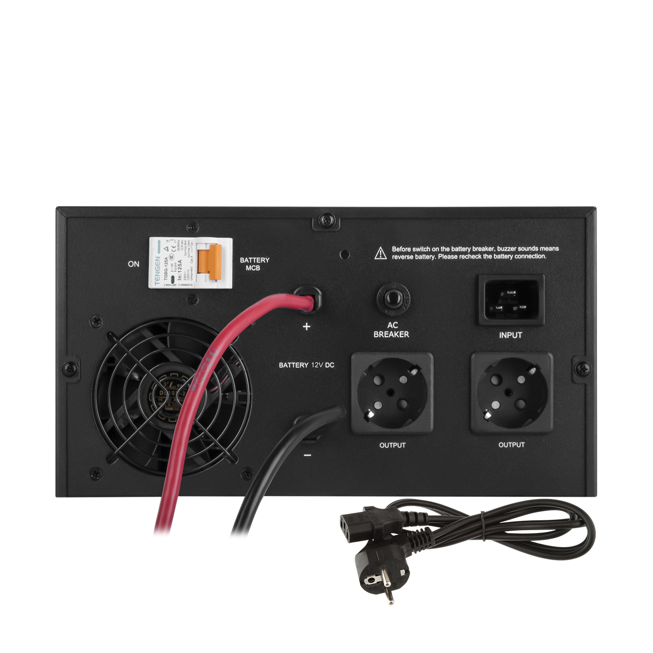 ДБЖ з правильною синусоїдою 12V LPE-B-PSW-1500VA+ (1000Вт) 1-35A - Зображення 4