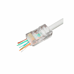 Конектор наскрізний RJ45 Cat.5E (100 шт)