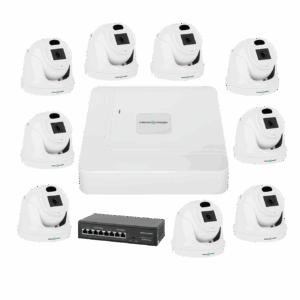 Комплект відеоспостереження на 9 камер GV-IP-K-W72/09 3MP