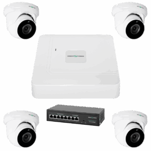 Комплект відеоспостереження на 4 камери GV-IP-K-W74/04 5MP