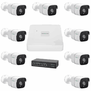 Комплект відеоспостереження на 9 камер GV-IP-K-W78/09 5MP