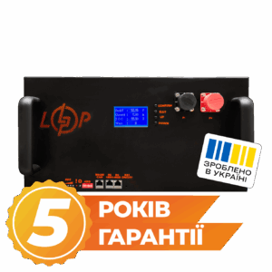 Акумулятор LP LiFePO4 25,6V - 280 Ah (7168Wh) (BMS 200A/100А) LCD метал Smart RM RS485/CAN