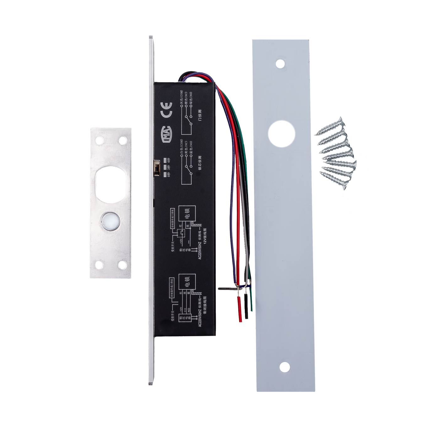 Автономний комплект СКУД з електроригельним замком та сенсорною кнопкою виходу GV-508 - Зображення 6