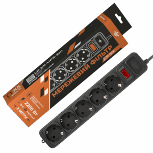 Мережевий фільтр для ДБЖ LP-X5-UPS-3M