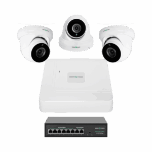 Комплект відеоспостереження на 3 камери GV-IP-K-W81/03 5MP
