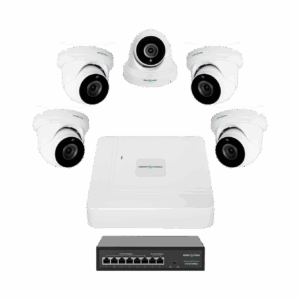 Комплект відеоспостереження на 5 камер GV-IP-K-W82/05 5MP