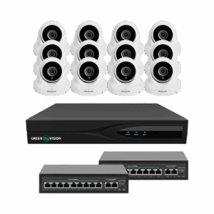 Комплект відеоспостереження на 12 камер GV-IP-K-W84/12 5MP