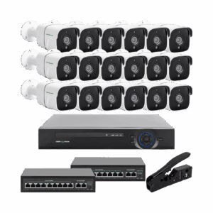 Комплект відеоспостереження на 18 камер GV-IP-K-W90/18 5MP