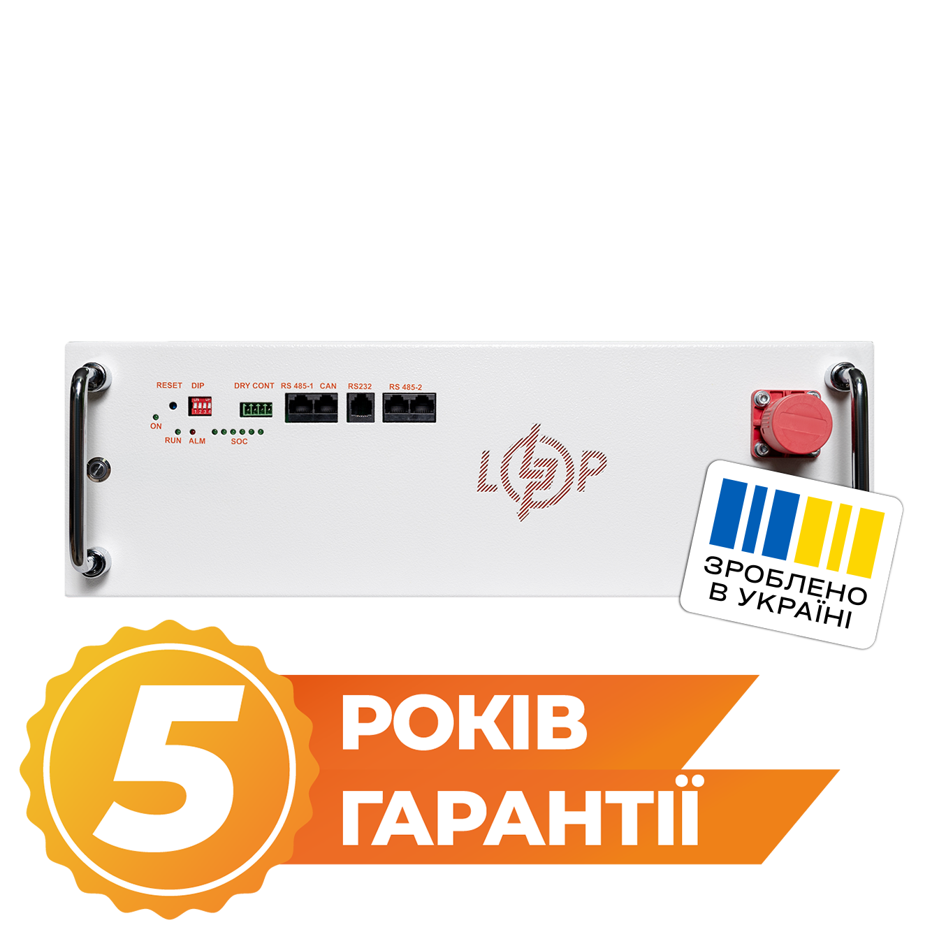 Акумулятор LP LiFePO4 25,6V - 200 Ah (5120Wh) (BMS JK 150A/100А) RM RS485/CAN WH