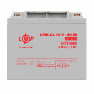 Розпродаж Акумулятор гелевий LPM-GL 12V - 40 Ah