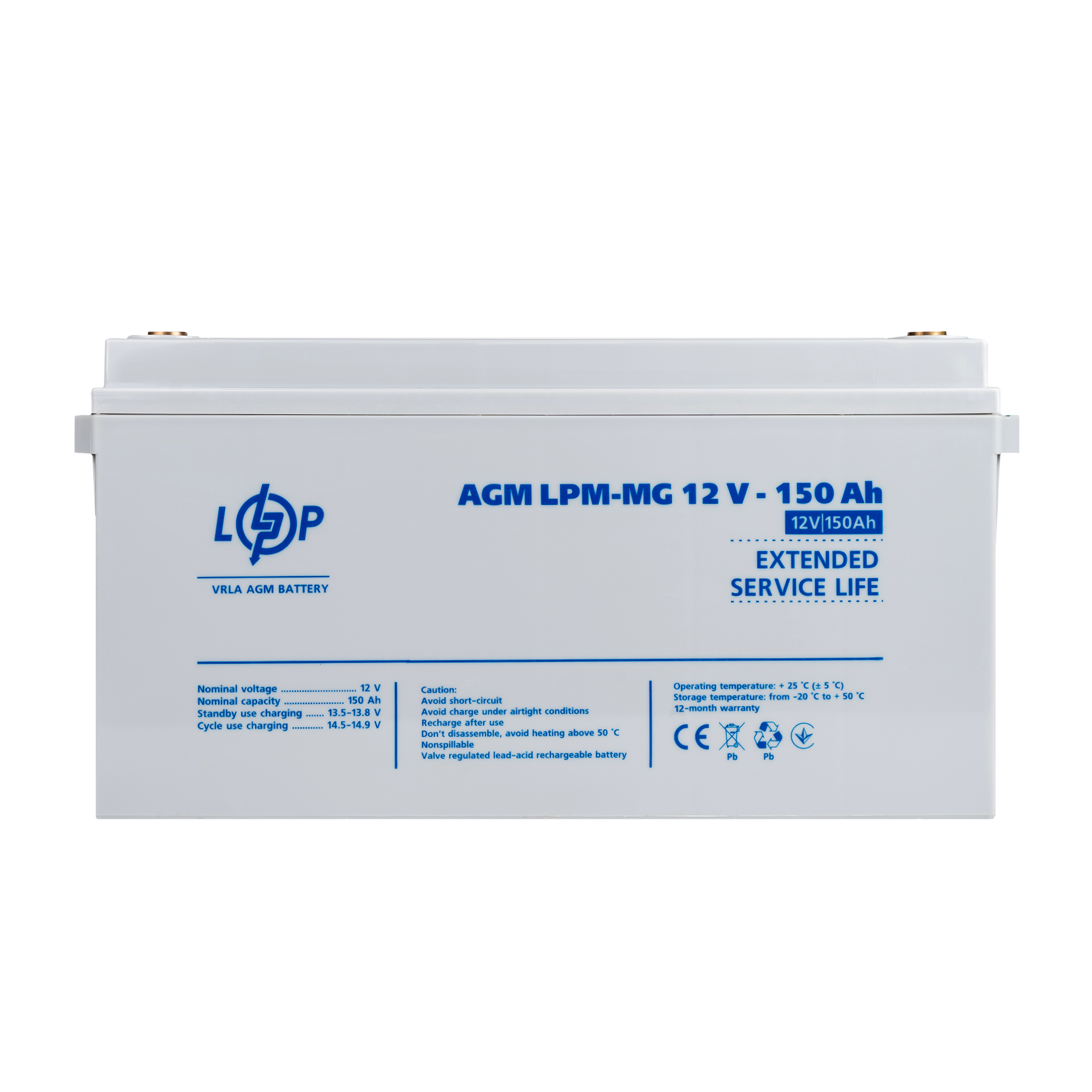 Акумулятор мультигелевий LPM-MG 12V - 150 Ah