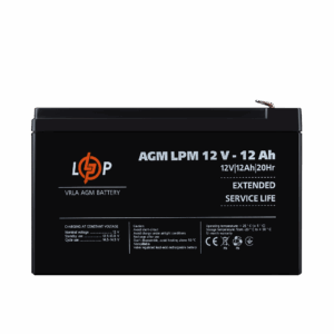 Розпродаж Акумулятор AGM LPM 12V - 12 Ah