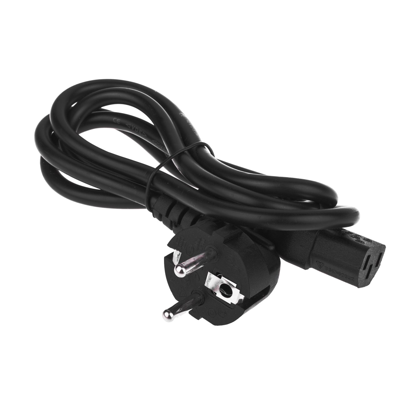 Кабель живлення 220V LP CEE 7/4 C13 - 1.2 м 3x0.5 мм2 - Зображення 3