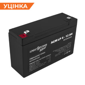 Розпродаж (2572) Акумулятор AGM LP 6V - 12 Ah Silver (2023)