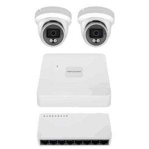 Комплект відеоспостереження на 2 камери GV-IP-K-W100/2 6MP