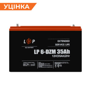 Акція. Тяговий свинцево-кислотний AGM акумулятор LP 6-DZM-35 Ah