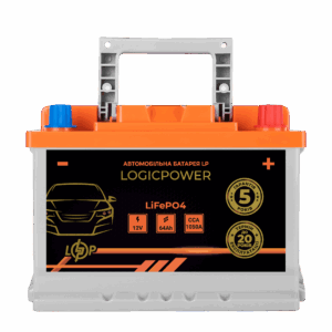 Автомобільний літієвий акумулятор LP LiFePO4 12V - 64 Ah (+ праворуч) BMS 1050А