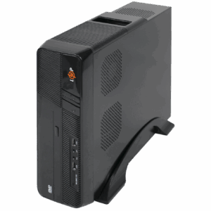 Корпус LP S605 BK 400W Slim 2xUSB 2.0