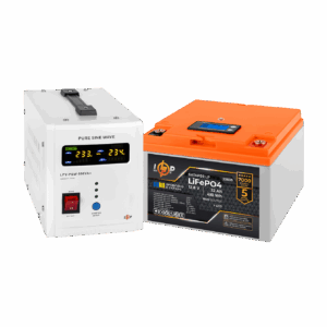 Комплект резервного живлення LP (LogicPower) ДБЖ + літієва (LiFePO4) батарея (UPS В500+ АКБ LiFePO4 410W)