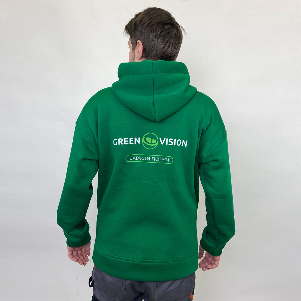 Батник GV зелений без змійки (p. XL) - Зображення 3