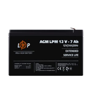 Акумулятор AGM LPM 12V - 7 Ah