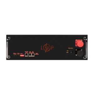 Акумулятор LP LiFePO4 51,2V - 100 Ah (5120Wh) (BMS SP 100A/50А) RM RS485/CAN LCD BL