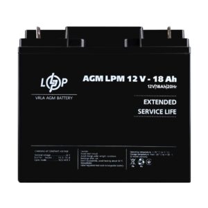 Розпродаж Акумулятор AGM LPM 12V - 18 Ah