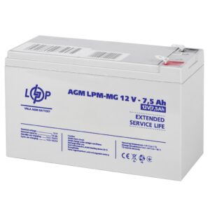 Розпродаж Акумулятор мультигелевий LPM-MG 12V - 7.5 Ah