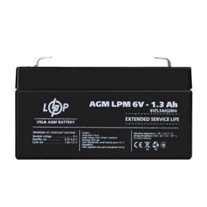 Розпродаж Акумулятор AGM LPM 6V - 1.3 Ah