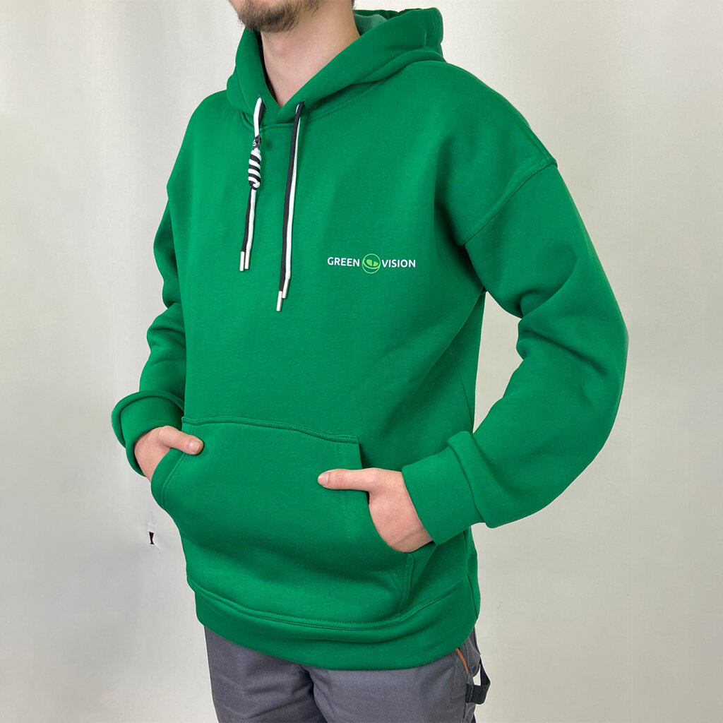 Батник GV зелений без змійки (p. XL) - Зображення 2