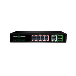 Комутатор мережевий POE GV-021-D-8G+2PG+2SFP