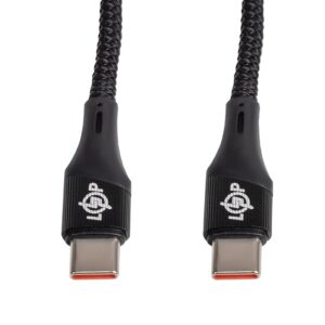 Кабель LP USB 3.0 Type-C to Type-C 100W зі швидкою зарядкою (PD) 1м C1001MC3