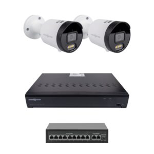 ¶Комплект відеоспостереження на 2 камери GV-IP-K-W102/2 4MP (Ultra AI)