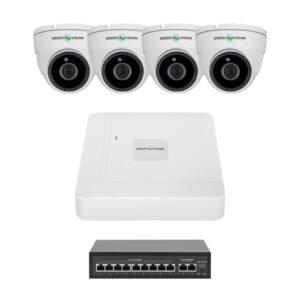 Комплект відеоспостереження на 4 камери GV-IP-K-W98/4 4MP