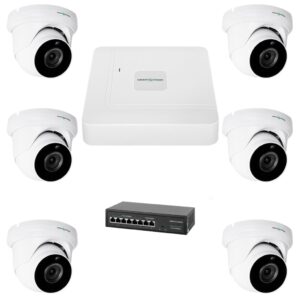 Комплект відеоспостереження на 6 камер GV-IP-K-W76/06 5MP