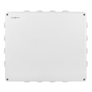 Коробка розподільна 400х350х120 IP65 зовнішня з резинками