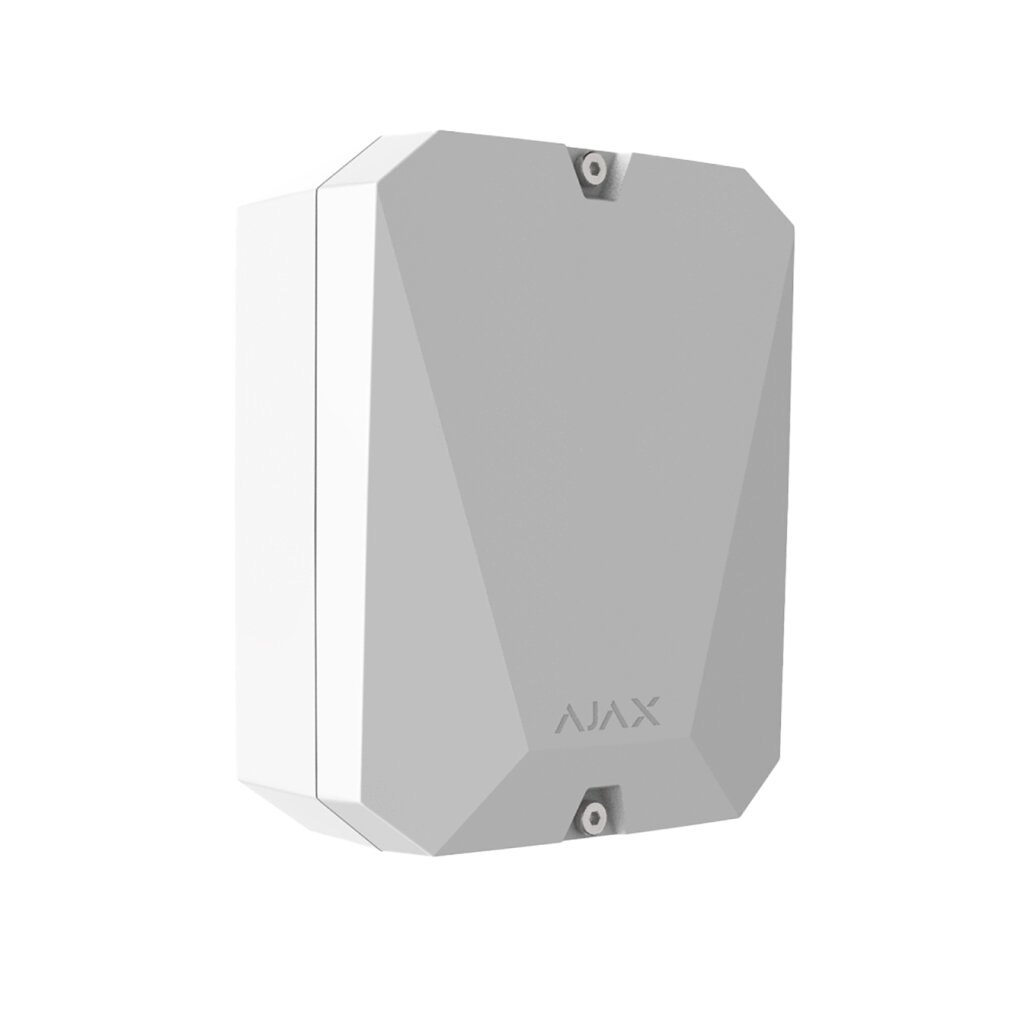 Провідний модуль для інтеграції сторонніх датчиків AJAX MultiTransmitter Fibra (white)