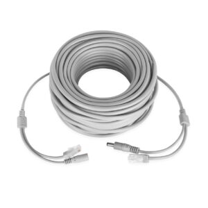 Патчкорд комбінований по кручений парі GreenVision GV-RJ-45+DC-20M